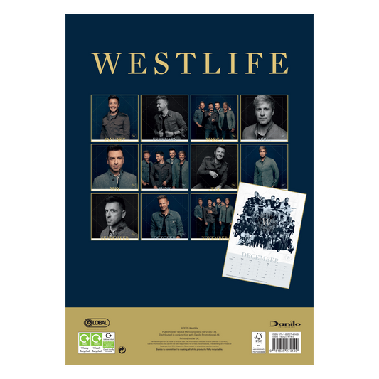 Westlife Official 2026 Calendar