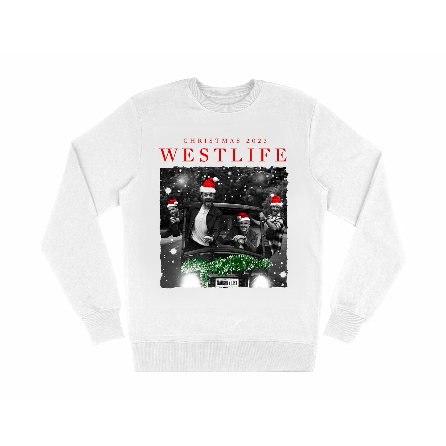 Christmas 2023 White Sweater