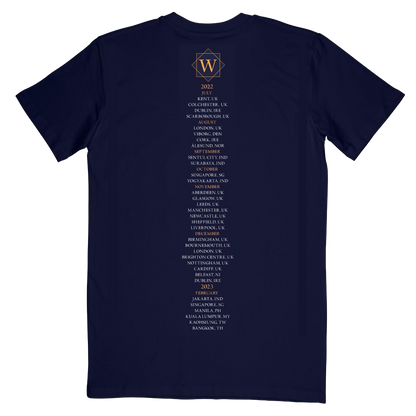 Wild Dreams Tour Photo Dates Navy Tee